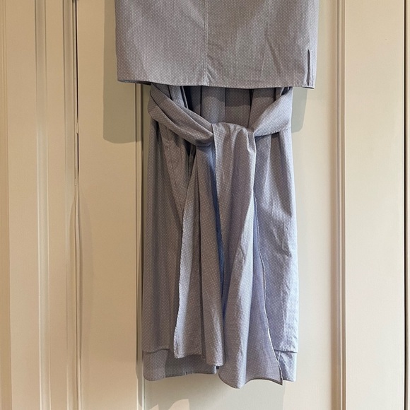 10 Crosby Derek Lam Blue Mini Dress - Picture 12 of 14